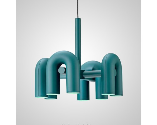 Подвесная люстра FANNY 8 Green ImperiumLoft