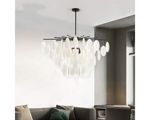 Люстра на штанге RITTA D68 Black ImperiumLoft