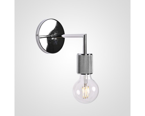 Бра RH Utilitaire Single Sconce Silver