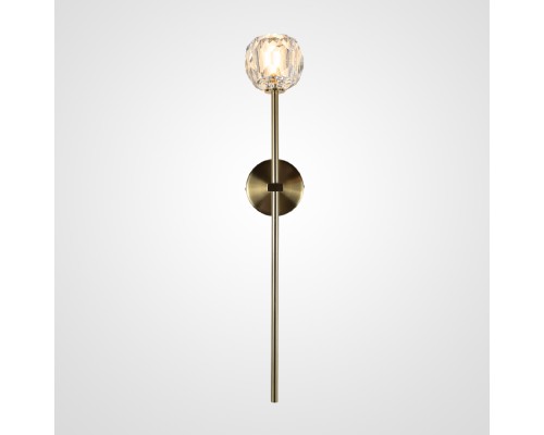 Бра Boule de Cristal Long Sconce Brass