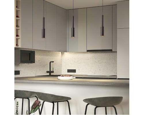 Подвесной светильник BERNARD ONE Black 3000К ImperiumLoft