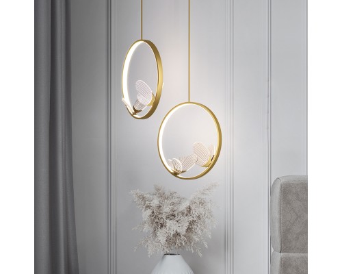 Подвесной светильник BABETTA RING 1 brass 4000К