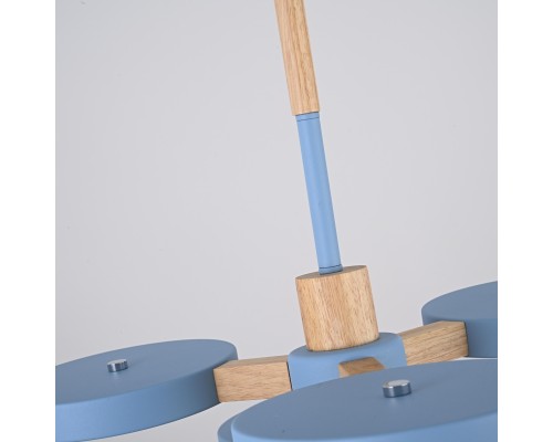 Люстра на штанге TURNA DBL L6 Blue