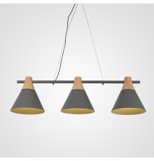 Реечный подвесной светильник NEXT Gray ImperiumLoft