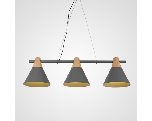 Реечный подвесной светильник NEXT Gray ImperiumLoft