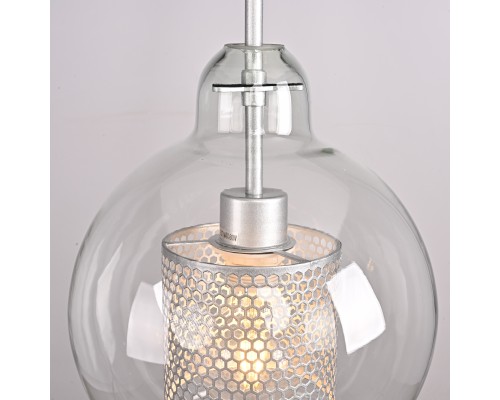 Подвесной светильник CATCH F pear silver D25