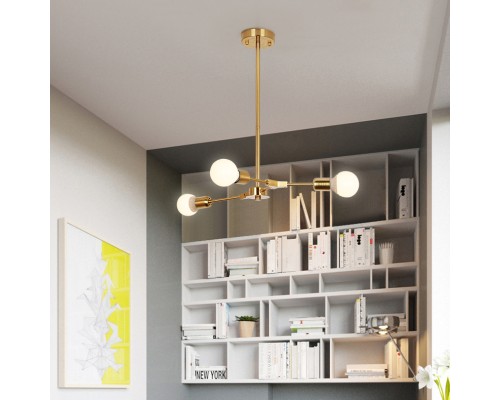 Люстра на штанге LATE D103 Gold ImperiumLoft