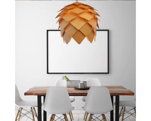 Подвесной светильник Crimea Pine Cone natural wood D20