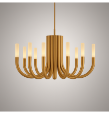 Люстра на штанге LAURA D100 Brass ImperiumLoft