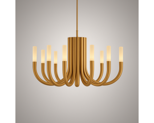 Люстра на штанге LAURA D100 Brass ImperiumLoft