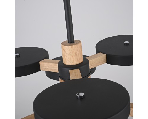 Люстра на штанге TURNA DBL L6 Black