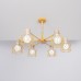 Потолочная люстра CORF B3 Yellow 6 lamps ImperiumLoft