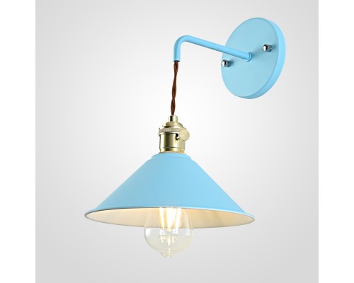 Бра с подвесным плафоном BRAID WALL Blue