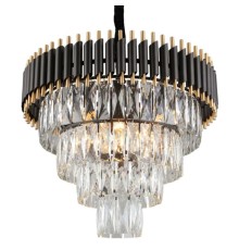 Подвесная люстра Empire Black Chandelier Crystal D 54 ImperiumLoft