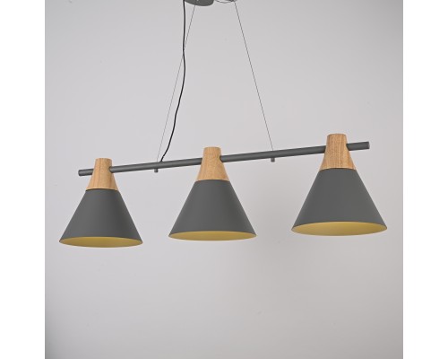 Реечный подвесной светильник NEXT Gray ImperiumLoft