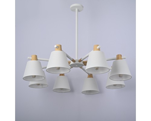 Люстра на штанге NATURA A WHITE 8