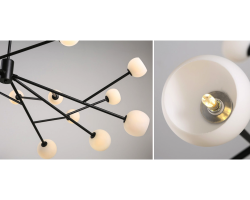 Люстра на штанге Last Night glass D130 ImperiumLoft