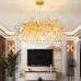 Подвесная люстра Droplet Chandelier circle D80 ImperiumLoft