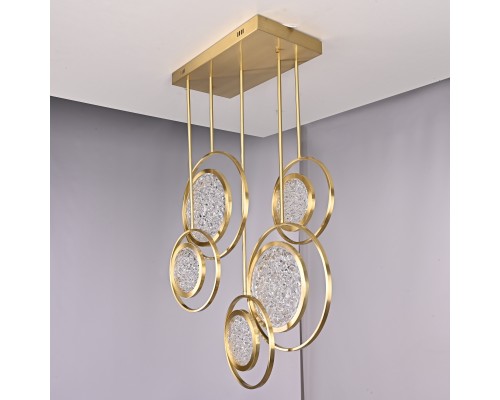 Дизайнерская люстра на штанге ЛУНА lighting collection L60