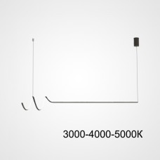 Подвесной светильник DAMARIS L120 Black Трехцветный свет ImperiumLoft