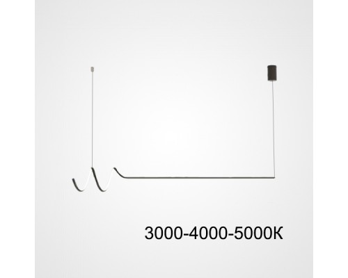 Подвесной светильник DAMARIS L120 Black Трехцветный свет ImperiumLoft