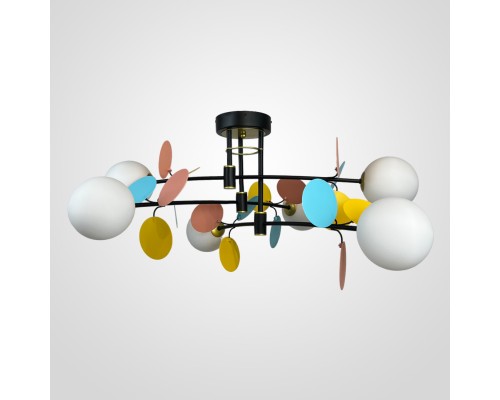 Потолочная люстра Light of MATISSE B D80 Black Multicolor ImperiumLoft