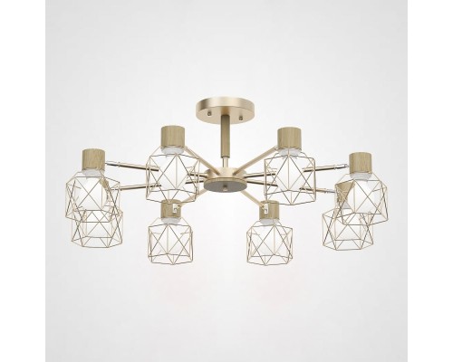 Потолочная люстра CORF B3 Champagne 8 lamps ImperiumLoft