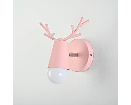 Бра с рожками DEER A Pink