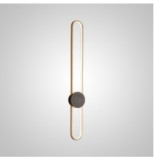 Настенный светильник HEIDY L H90 Brass Black ImperiumLoft