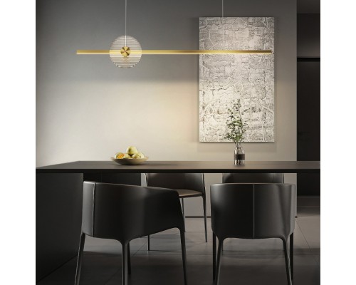 Реечный, рядный светильник ZVI L100 Black ImperiumLoft