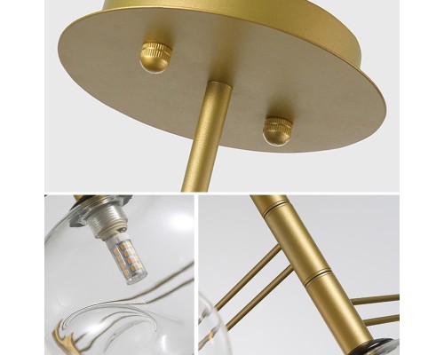 Люстра на штанге TEMPER L10 Black