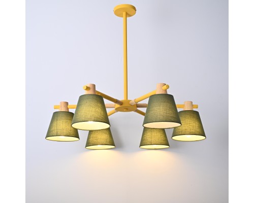Люстра на штанге NATURA A GREEN 6