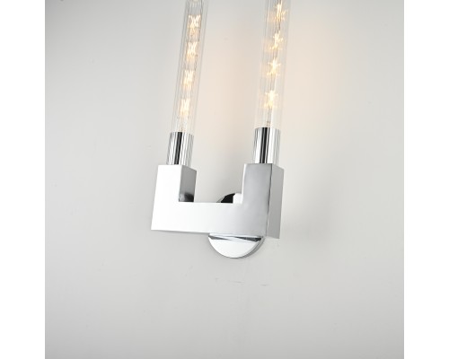 Бра CANELLE wall lamp DOUBLE Sconces Chrome ImperiumLoft