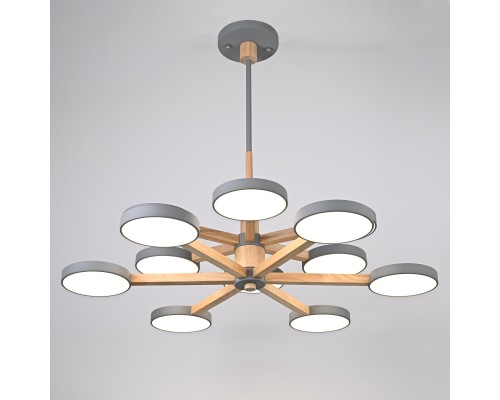 Люстра на штанге TURNA DBL L12 Gray