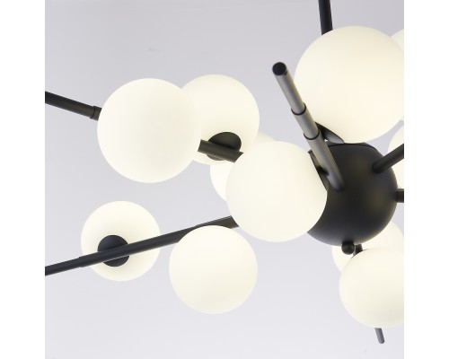 Люстра на штанге Cherry Bomb 16 balls black ImperiumLoft