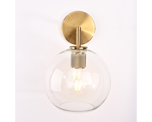 Бра RH Utilitaire Globe Shade Single Sconce Brass