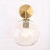Бра RH Utilitaire Globe Shade Single Sconce Brass