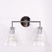 Бра RH Utilitaire Funnel Shade Double Sconce Silver