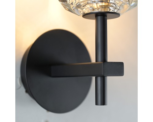 Бра Boule de Cristal Single Sconce Black ImperiumLoft