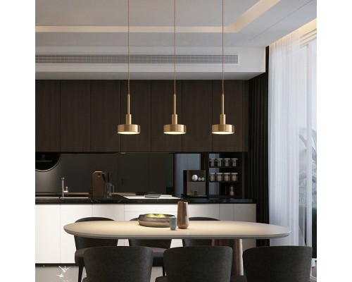 Подвесной светильник TENN ONE brass ImperiumLoft