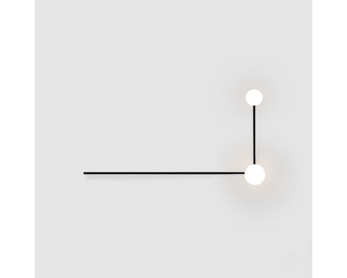 Настенный светильник LINES 2 Black ImperiumLoft