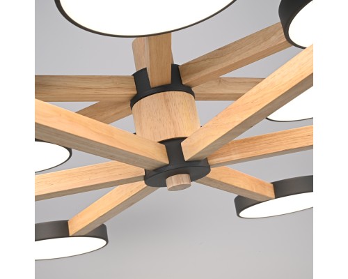 Люстра на штанге TURNA DBL L12 Black