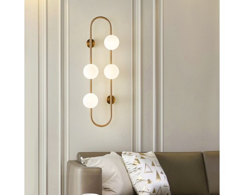 Настенное бра HOOP WALL H115 Gold ImperiumLoft