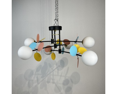 Потолочная люстра Light of MATISSE B D80 Black Multicolor ImperiumLoft