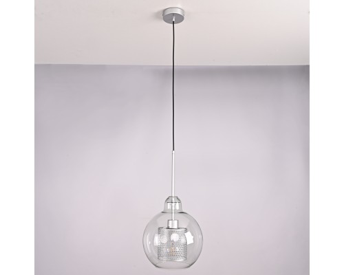 Подвесной светильник CATCH F pear silver D25