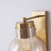 Бра Heathfield Lighting - Medina Wall brass/amber