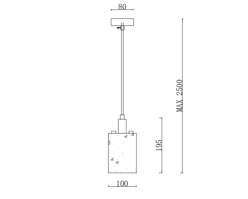 Подвесной светильник ROGERD SMALL black ImperiumLoft