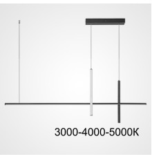 Подвесной светильник SQUIRREL L150 Black Трехцветный свет ImperiumLoft