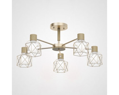 Потолочная люстра CORF B3 Champagne 5 lamps ImperiumLoft