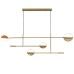 Люстра BOLIA LEAVES PENDANT Brass 3000К ImperiumLoft